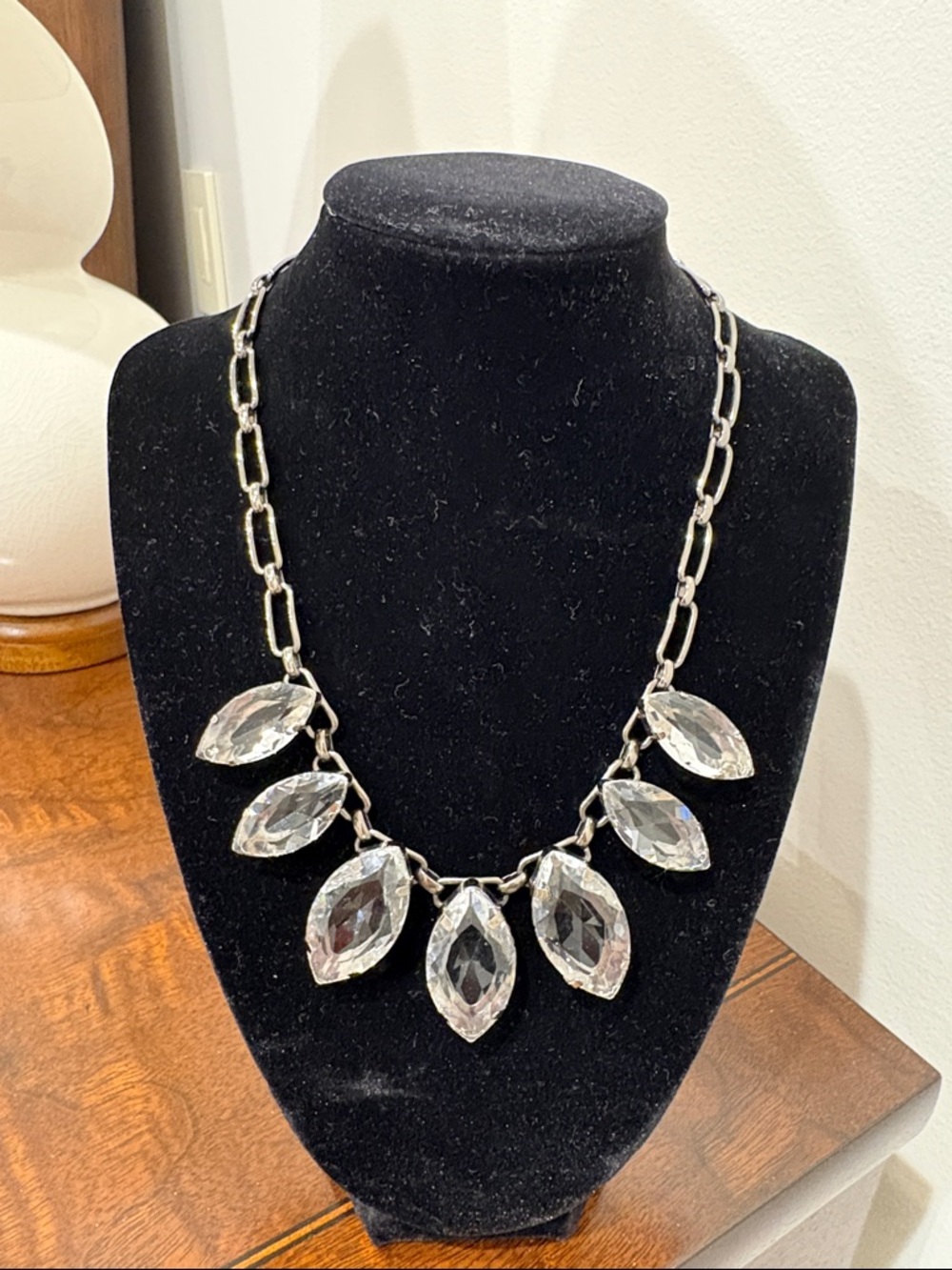ABS By Allen Schwartz Crystal Necklace